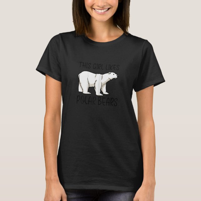 Ironic Saying Cute Polar Bears Wilderness T-Shirt (Vorderseite)