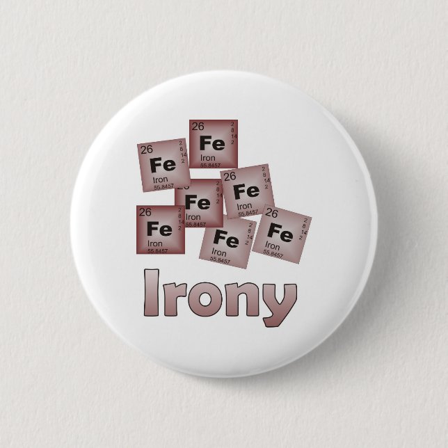 Ironie Button (Vorderseite)