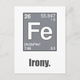 Ironie Postkarte