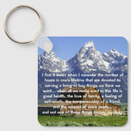 Ironien des Lebens Inspiration Schlüsselanhänger