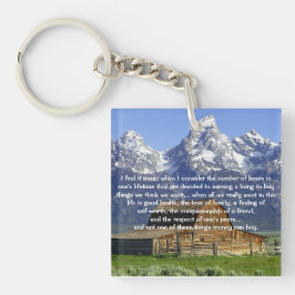 Ironien des Lebens Inspiration Schlüsselanhänger