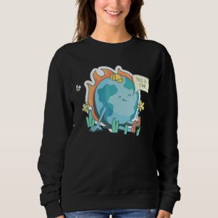 Ironische Erklärung über den Klimawandel Sweatshirt