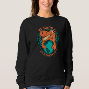 Ironische Erklärung zum Klimawandel durch ein Dino Sweatshirt