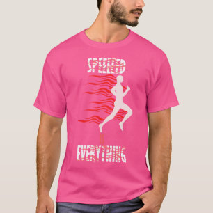 Ironische Leichtathletik Laufhobby Sprint T-Shirt