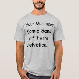 Ironische Moderne Typografische Gestaltung T-Shirt