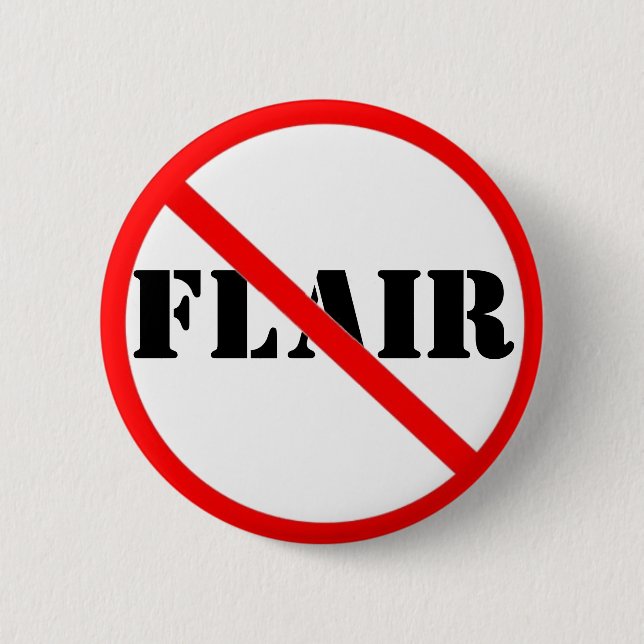 Ironische Stücke des Flairknopfes Button (Vorderseite)