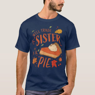 Ironisches Geschwister wird Schwester für Kuchen F T-Shirt
