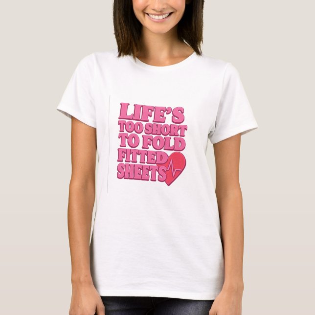Ironisches Leben T-Shirt (Vorderseite)
