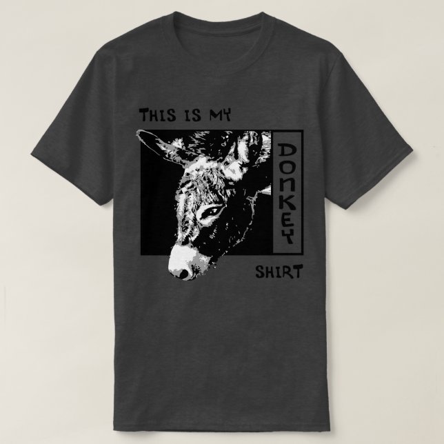 Ironisches Sprichwort Donkey Funny Mule Farm Anima T-Shirt (Design vorne)