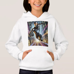 Ironman Futuristic City Rush Hoodie - Neon Hero