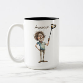 Ironman Golfer Zweifarbige Tasse