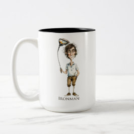 Ironman Golfer Zweifarbige Tasse