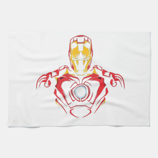 Ironman Vector Anzug - Glühender Arc-Reaktor Geschirrtuch