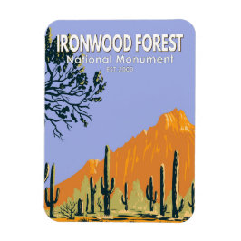 Ironwood Forest National Monument Arizona Vintag Magnet