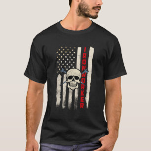 Ironworker Shirts geben Patriotic American Flag