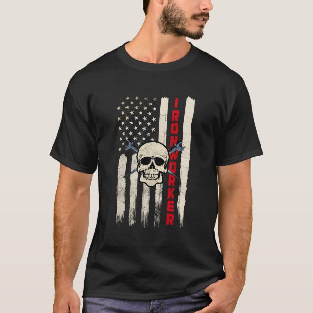 Ironworker Shirts Gewerkschaft Geschenkdesign auf  (Vorderseite)
