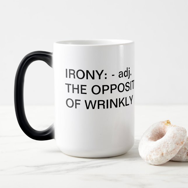 IRONY-TASSE VERWANDLUNGSTASSE (Mit Donut)