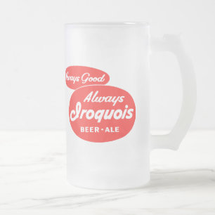 Iroquois Ale Mattglas Bierglas