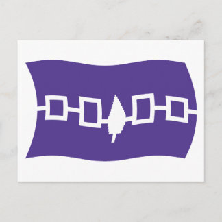 Iroquois Confederation Flag Postcard Postkarte