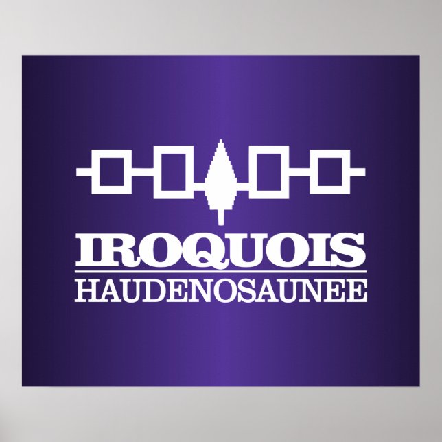 Iroquois (Haudenosaunee) Poster (Vorne)