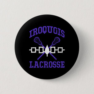 Iroquois Lacrosse Lax Sticks Iroquois Nation Flag Button