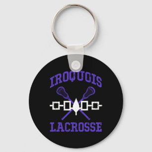 Iroquois Lacrosse Lax Sticks Iroquois Nation Flag Schlüsselanhänger