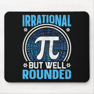 Irrationale, aber gut gerundete Pi Day Match Lover Mousepad