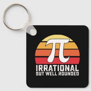 Irrationale aber wohlgerundete Pi-Tag-Mathematik V Schlüsselanhänger