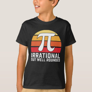 Irrationaler aber wohlgerundeter Pi-Tag-Mathematik T-Shirt