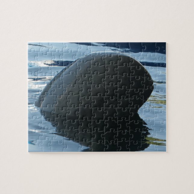 Irrawaddy Dolphin Flüchtige Blick-A-Boo Puzzle (Horizontal)