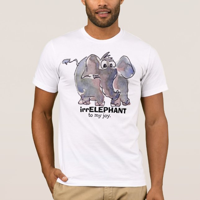 irrELEPHANT zu meinem T-Shirt Cartoon der Freude 3 (Vorderseite)