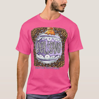 Irritable Bowel Syndrome Awareness Glaube Ornamen T-Shirt