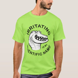 Irritator Trollface (Text) T-Shirt