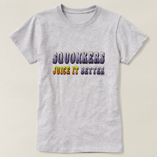 IRRON | Squonkers Juice it Better VapeGoat™ T-Shirt (Design vorne)