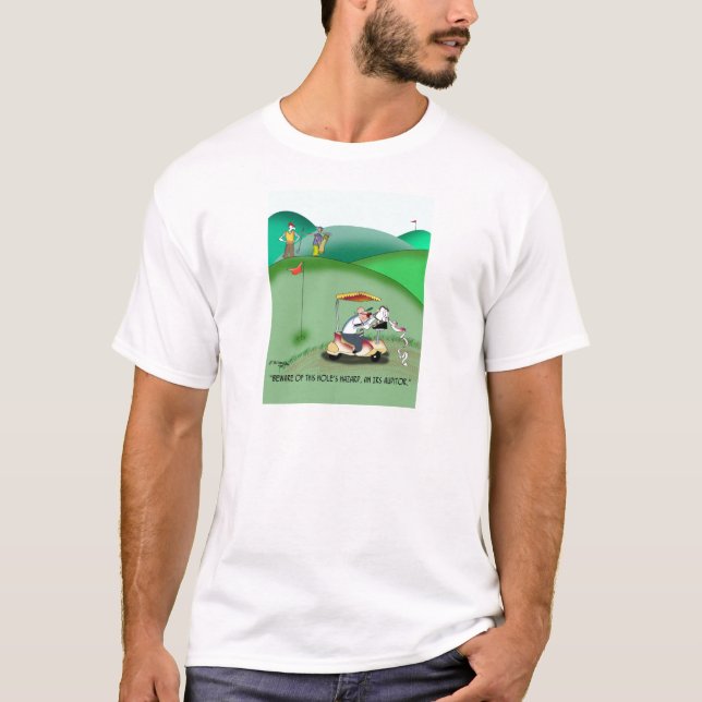 IRS-Auditor in einer Golf Sand-Falle T-Shirt (Vorderseite)