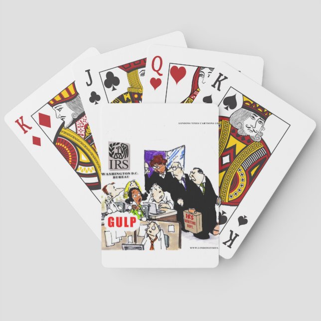 IRS Audits IRS Funny Spielkarten (Rückseite)