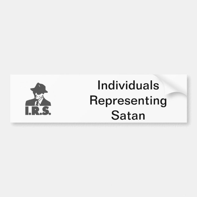 IRS-Autoaufkleber Autoaufkleber (Vorne)