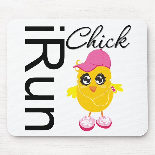 iRun Chick Mousepad (Vorne)