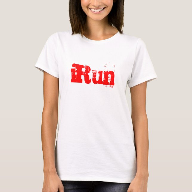 Irun - christlicher T - Shirt. Hebräer-12:1 T-Shirt (Vorderseite)