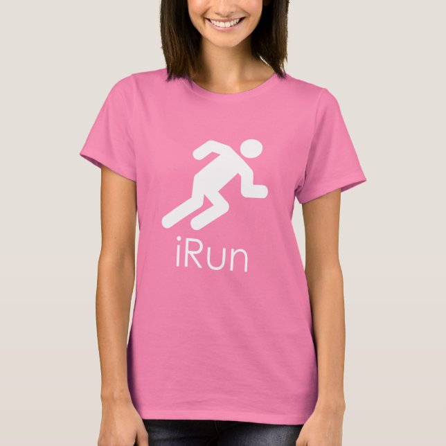 "iRun" Ladys mit Shirt (Vorderseite)