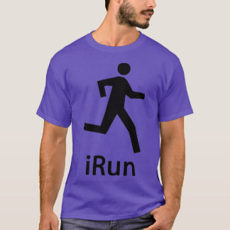 iRUN schwarz T-Shirt