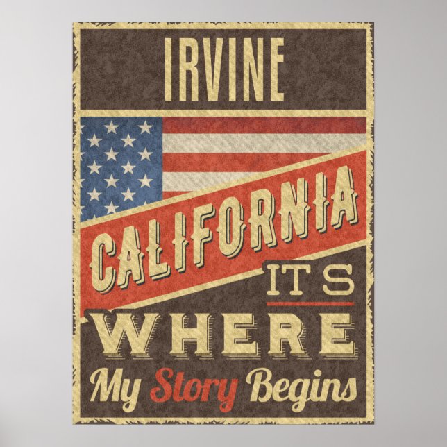 Irvine California Poster (Vorne)