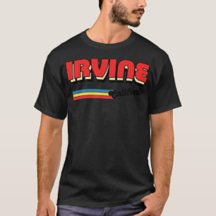 Irvine California Retro Typografie Design T-Shirt