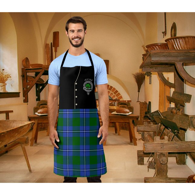 Irvine Clan Abzeichen & Tartan Kilt Schürze (Von Creator hochgeladen)