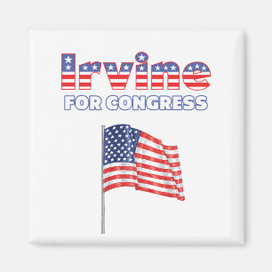 Irvine für Kongress-patriotische amerikanische Magnet