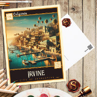 Irvine, Kalifornien | Vintage Postkarte