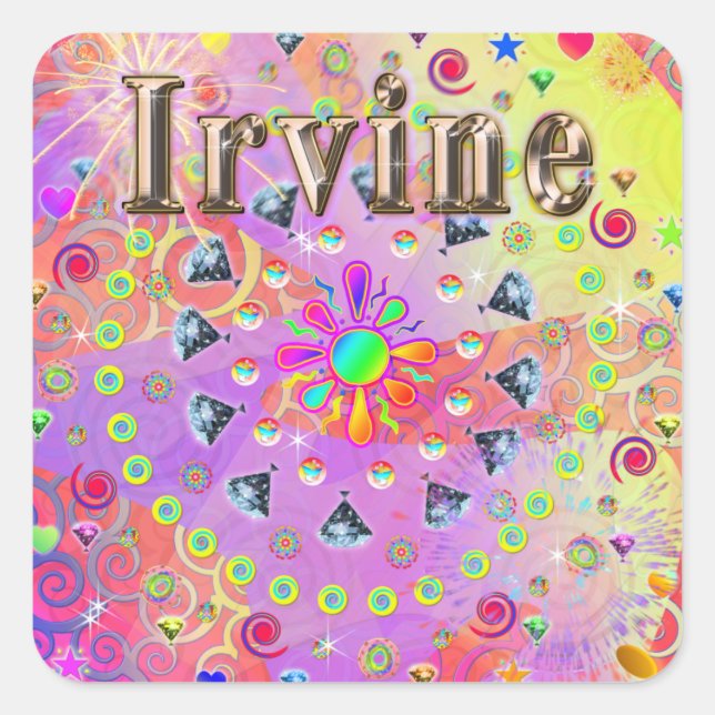 Irvine Lucky Golden Sticker (Vorderseite)