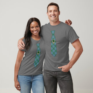 Irvine Scottish Clan Abzeichen & Tartan Krawatte T-Shirt