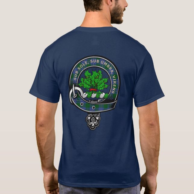 Irvine Tartan Clan Abzeichen T-Shirt (Rückseite)