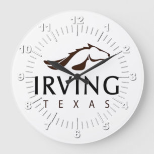 Irving-Flagge (Texas) Große Uhr